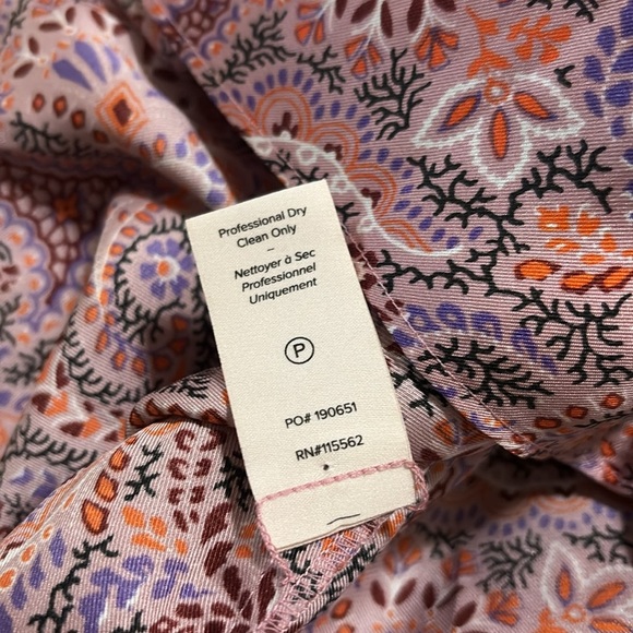 Cinq a Sept Gaby Dress in Psychadelic Paisley in Tea Rose Multi Sz. 0 Sz. XS NWT - Picture 14 of 14